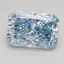 1.50 Ct. Fancy Intense Blue Radiant Lab Grown Diamond