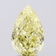 3.07 Ct. Fancy Intense  Yellow Pear Lab Grown Diamond