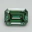 3.00 Ct. Fancy Vivid Pacific Green Emerald Lab Grown Diamond