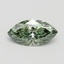 0.70 Ct. Fancy Vivid Green Marquise Lab Grown Diamond
