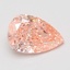 1.01 Ct. Fancy Vivid Pink Pear Lab Grown Diamond