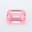 1.01 Ct. Fancy Vivid Pink Emerald Lab Grown Diamond