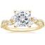 18K Yellow Gold Luxe Willow Diamond Ring (1/4 ct. tw.), smalltop view