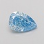 1.20 Ct. Fancy Vivid Blue Pear Lab Grown Diamond