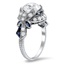 The Valery Ring, smalltop view on a hand