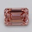 2.85 Ct. Fancy Intense Brown Pink Emerald Lab Grown Diamond