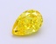 2.04 Ct. Fancy Vivid  Yellow Pear Lab Grown Diamond