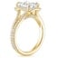 18K Yellow Gold Fortuna Halo Diamond Ring (1/2 ct. tw.), smallside view