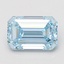 4.03 Ct. Fancy Intense Blue Emerald Lab Grown Diamond