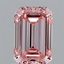 1.50 Ct. Fancy Intense  Pink Emerald Lab Grown Diamond