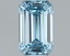 1.03 Ct. Fancy Intense Blue Emerald Lab Grown Diamond