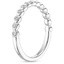 18K White Gold Eclipse Diamond Ring, smallside view