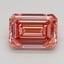 3.05 Ct. Fancy Vivid  Pink Emerald Lab Grown Diamond