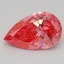 1.55 Ct. Fancy Vivid Pink Pear Lab Grown Diamond