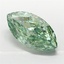 4.09 Ct. Fancy Vivid  Green Marquise Lab Grown Diamond