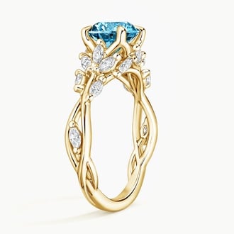 Secret Garden Malibu Blue Lab Diamond Ring (2 ct. tw.)