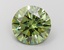 5.38 Ct. Fancy Vivid Green Round Lab Grown Diamond