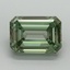 2.62 Ct. Fancy Vivid Pacific Green Emerald Lab Grown Diamond