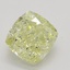 1.14 Ct. Fancy Yellow Cushion Diamond