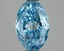 1.73 Ct. Fancy Vivid Blue Oval Lab Grown Diamond