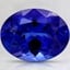 11.8x9mm Blue Oval Tanzanite