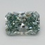 0.79 Ct. Fancy Intense Green Radiant Lab Grown Diamond