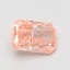 0.72 Ct. Fancy Vivid Pink Radiant Lab Grown Diamond
