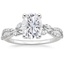 18K White Gold Luxe Willow Diamond Ring (1/4 ct. tw.), smalltop view