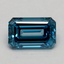 1.20 Ct. Fancy Vivid Blue Emerald Lab Grown Diamond