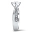 Swept Compass Point Diamond Engagement Ring, smallview
