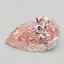 0.76 Ct. Fancy Intense Pink Pear Lab Grown Diamond