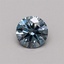0.32 Ct. Fancy Intense Blue Round Lab Grown Diamond