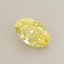 1.04 Ct. Fancy Vivid  Yellow Oval Lab Grown Diamond