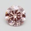 1.60 Ct. Fancy Intense Pink Round Lab Grown Diamond