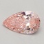 0.55 Ct. Fancy Vivid Pink Pear Lab Grown Diamond