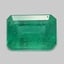 6.9x4.9mm  Green  Emerald   Emerald