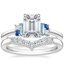 18K White Gold Mazarine Ring with Verona Diamond Ring