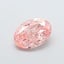 4.06 Ct. Fancy Vivid Pink Oval Lab Grown Diamond