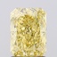 1.54 Ct. Fancy Vivid  Yellow Radiant Lab Grown Diamond