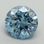 5.22 Ct. Fancy Vivid Blue Round Lab Grown Diamond