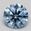 1.55 Ct. Fancy Intense Blue Round Lab Grown Diamond
