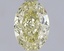 1.07 Ct. Fancy Light  Yellow Oval Lab Grown Diamond