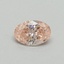 0.30 Ct. Fancy Intense Pink Oval Lab Grown Diamond