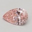 0.51 Ct. Fancy Intense Pink Pear Lab Grown Diamond
