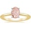 18K Yellow Gold Four-Prong Comfort Fit 1.5mm Ring, smalltop view