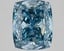 2.92 Ct. Fancy Vivid Blue Cushion Lab Grown Diamond