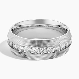 Maverick Diamond 8mm Wedding Ring