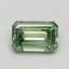 0.70 Ct. Fancy Intense Pacific Green Emerald Lab Grown Diamond