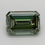 3.04 Ct. Fancy Vivid  Green Emerald Lab Grown Diamond