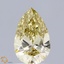 0.67 Ct. Fancy Yellow Pear Lab Grown Diamond